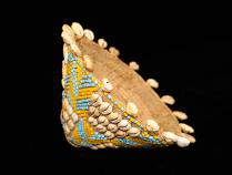 Kuba Hat with Cowrie Shells MW60 - D.R. Congo - SOLD 5
